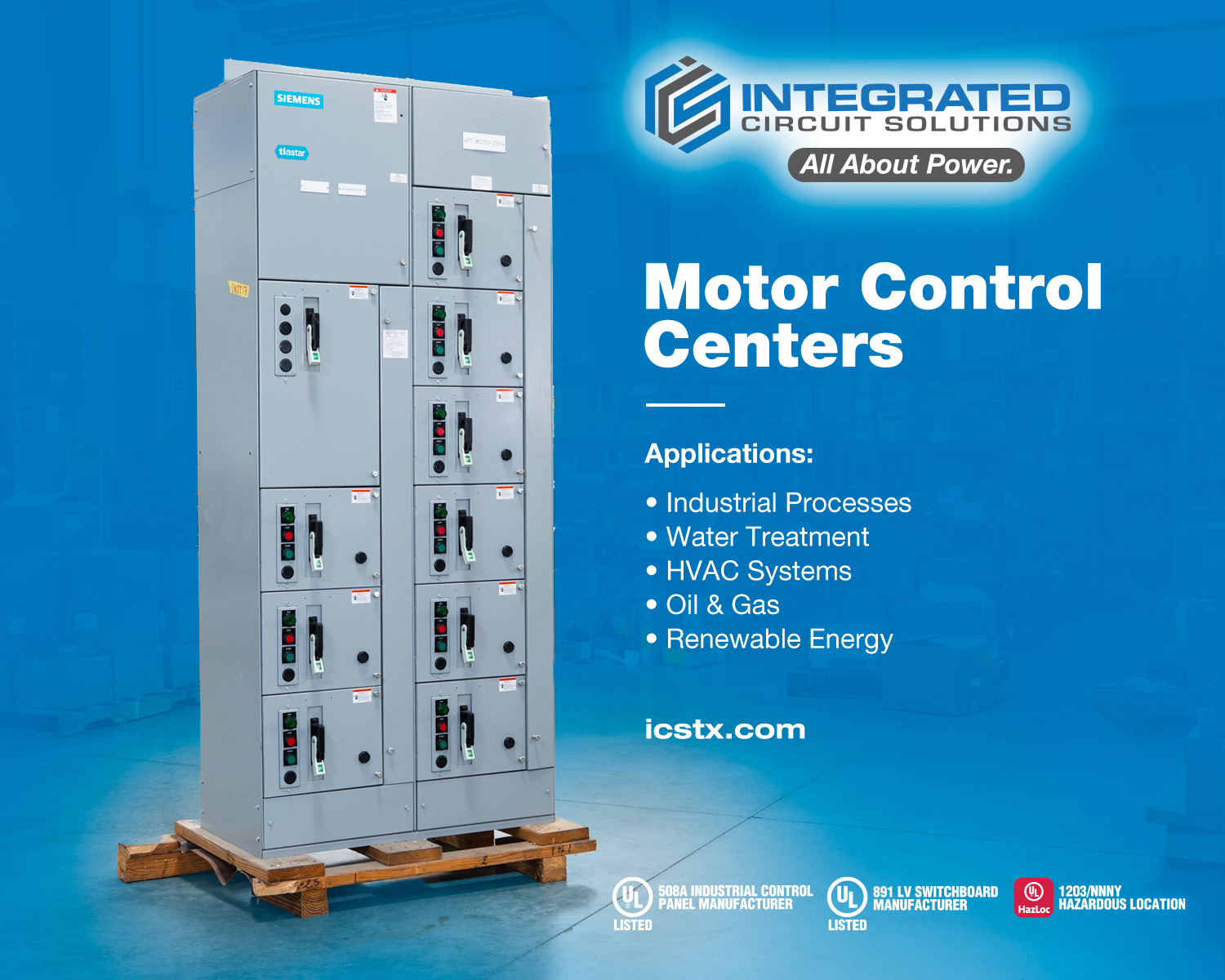 Motor Control Centers by Integrated Circuit Solutions